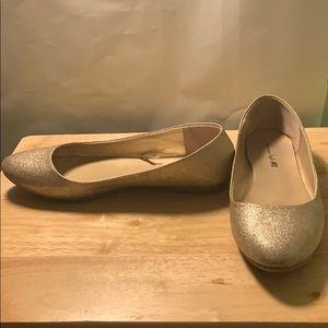 Gold Flats size 12